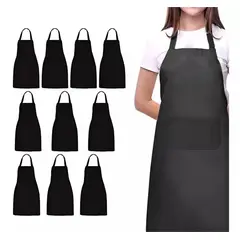 MICRO - 10 Pzs Mandil Delantal Para Chef Meseros Barbería Pintores.