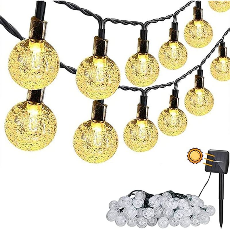 MICRO - Luces Cuerda Solares  5M 30LED Guirnalda de Luces Led.