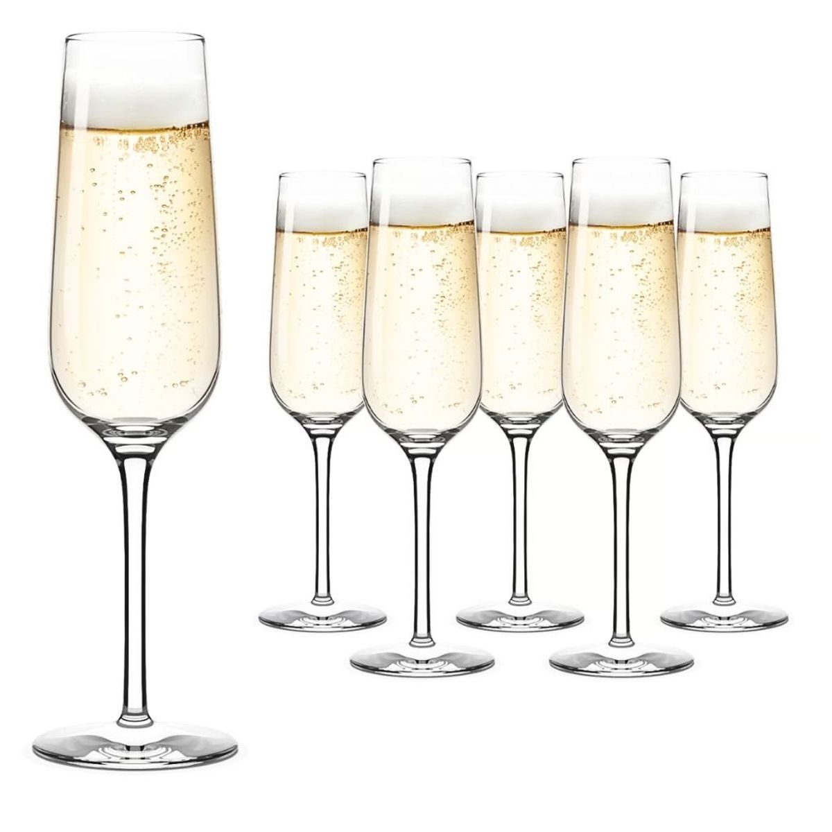 HAUSMANN - Set 6 Copas Cristal 214 ml Espumante Stellenbosch Hausmann