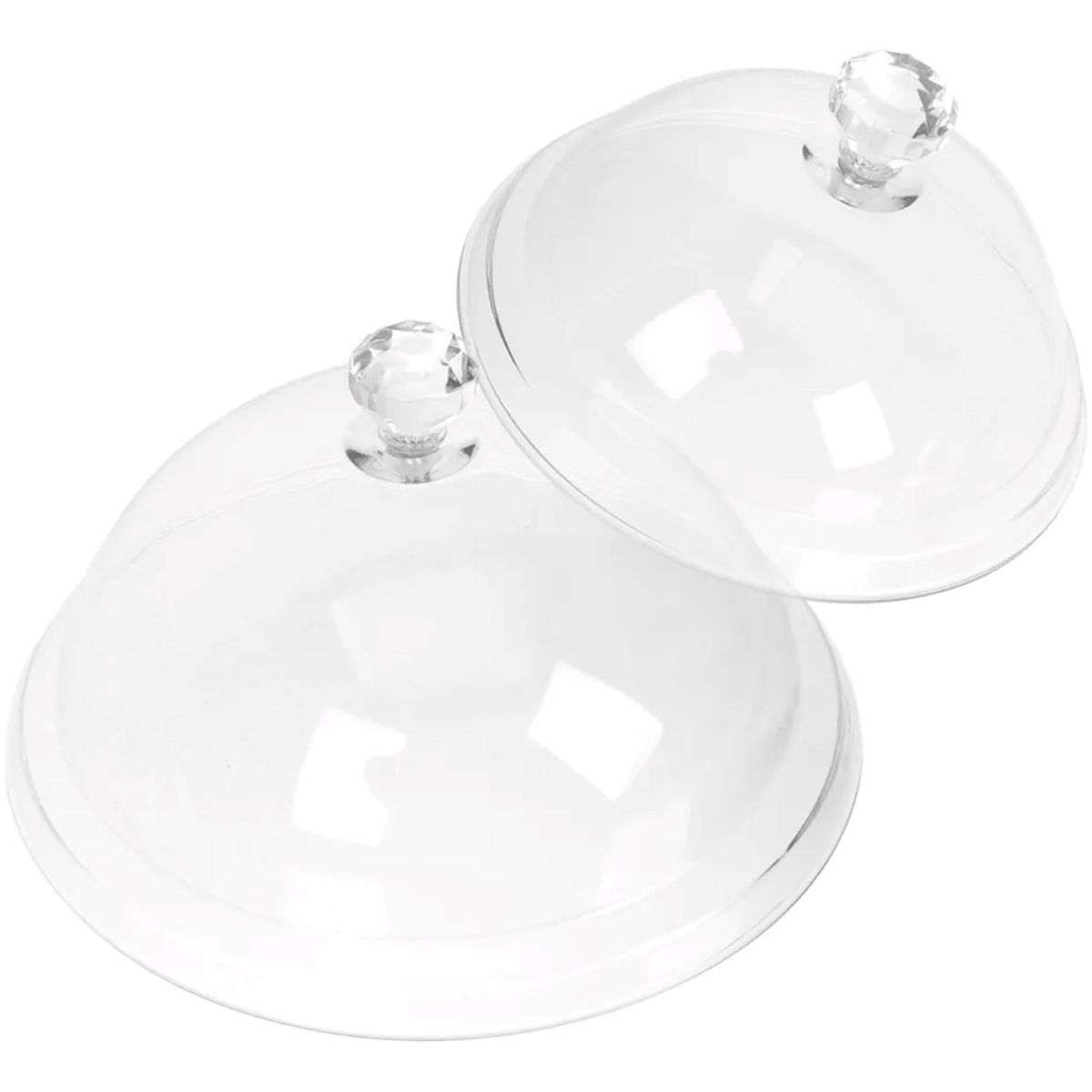 GENERICO - Pack 2 Cúpula & Tapa - Transparente