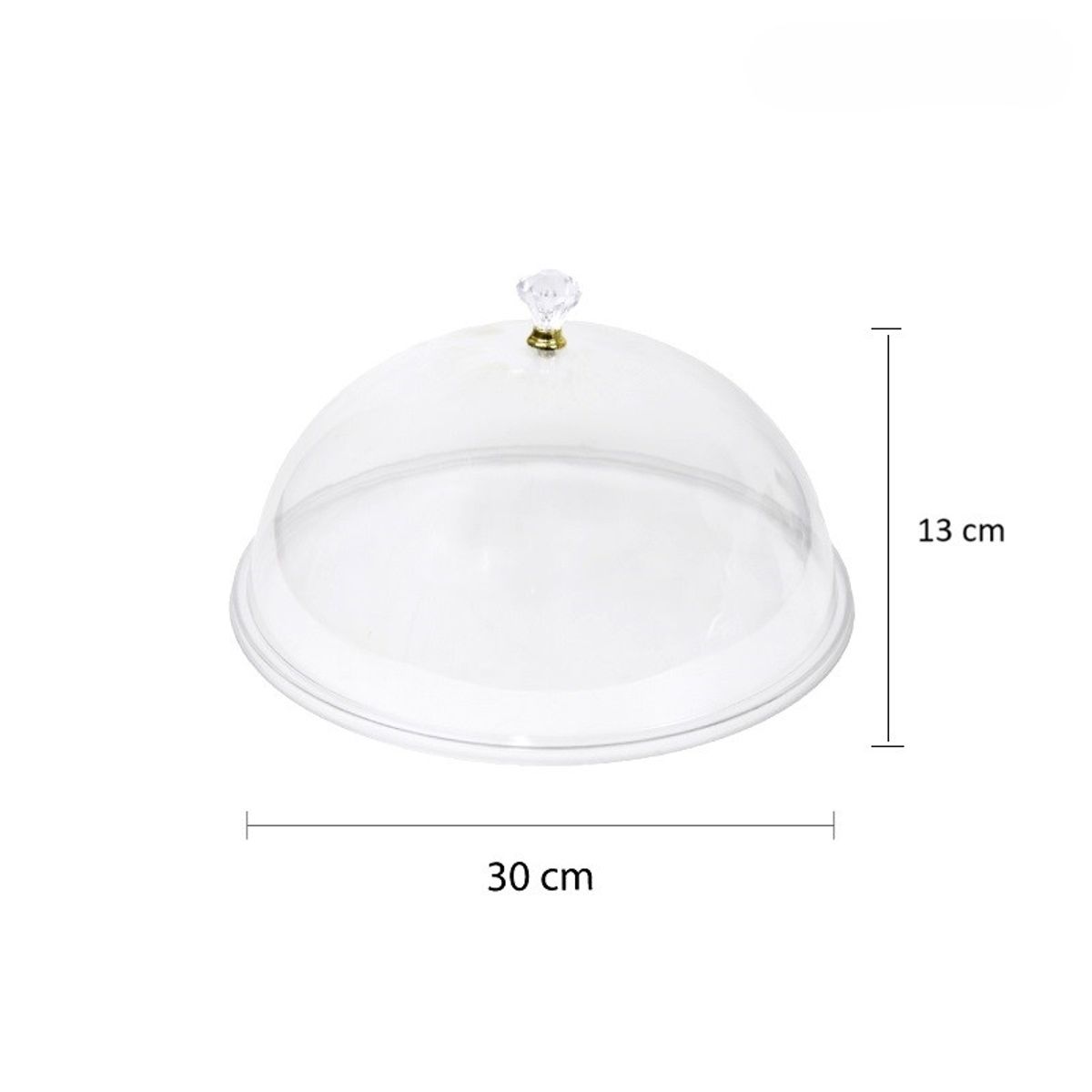 GENERICO - Pack 2 Cúpula & Tapa - Transparente