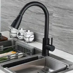 GENERICO - Llave Monomando lavaplato Inox Profesional Carezza color negro