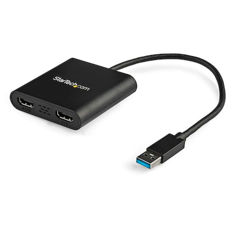 STARTECH - Adaptador Startech USB 30 a HDMI Doble 4K 30Hz