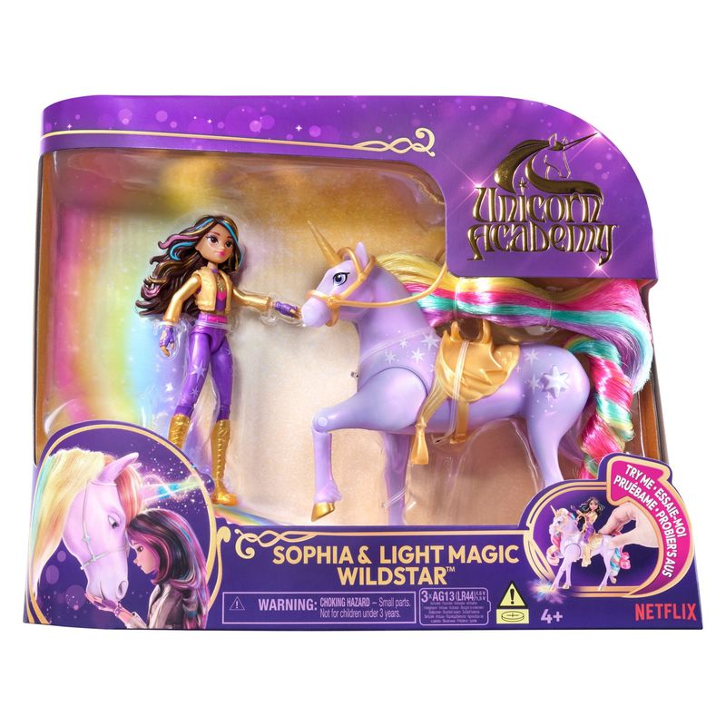 IMEXPORTA - Figuras Articuladas Con Luz Academia Unicornio