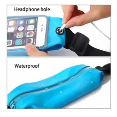 GENERICO - Banano Ciclista Banano Running Para Deportes Banano Teléfono AZUL
