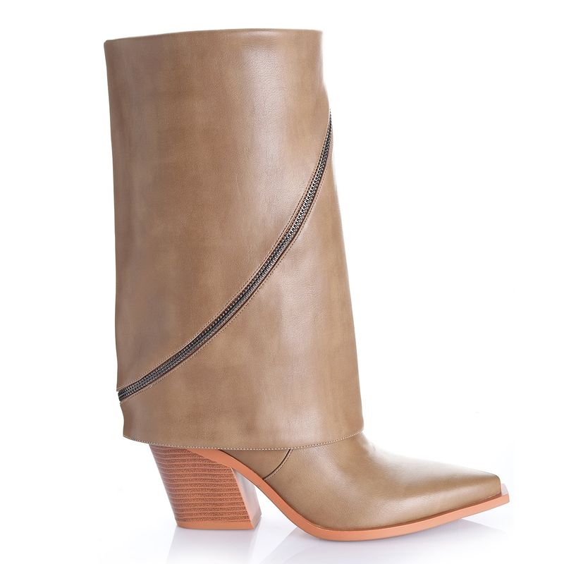 VIA UNO - Bota Mujer Via Uno Beige 12512309