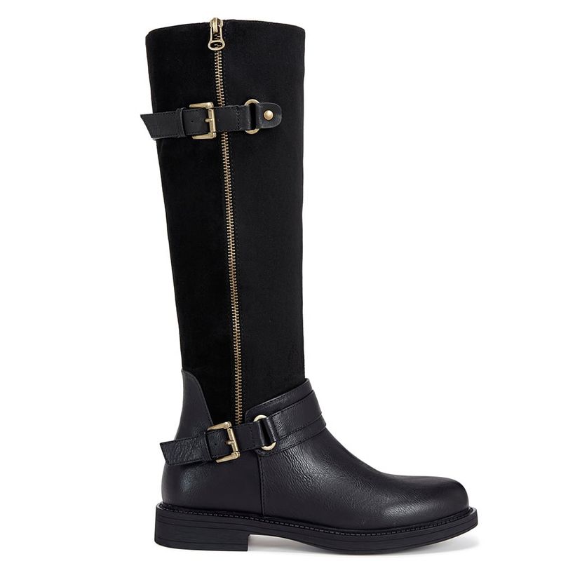 VIA UNO - Bota Mujer Via Uno Negro 12531332