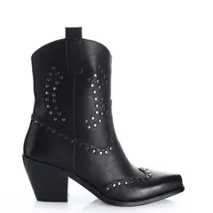 VIA UNO - Botin Mujer Negro 12512408