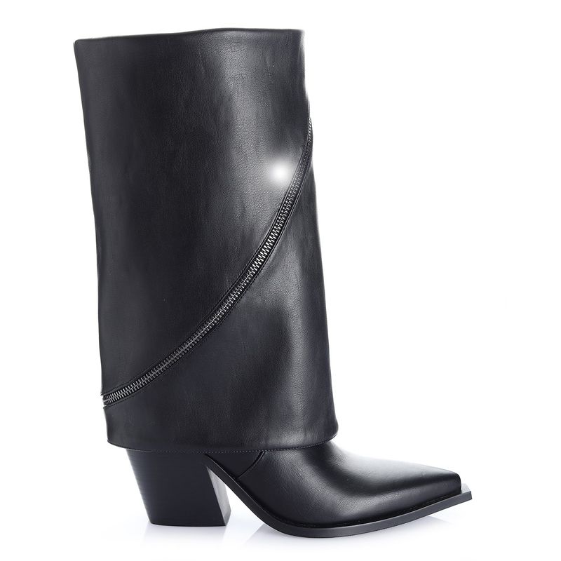 VIA UNO - Bota Mujer Via Uno Negro 12512309