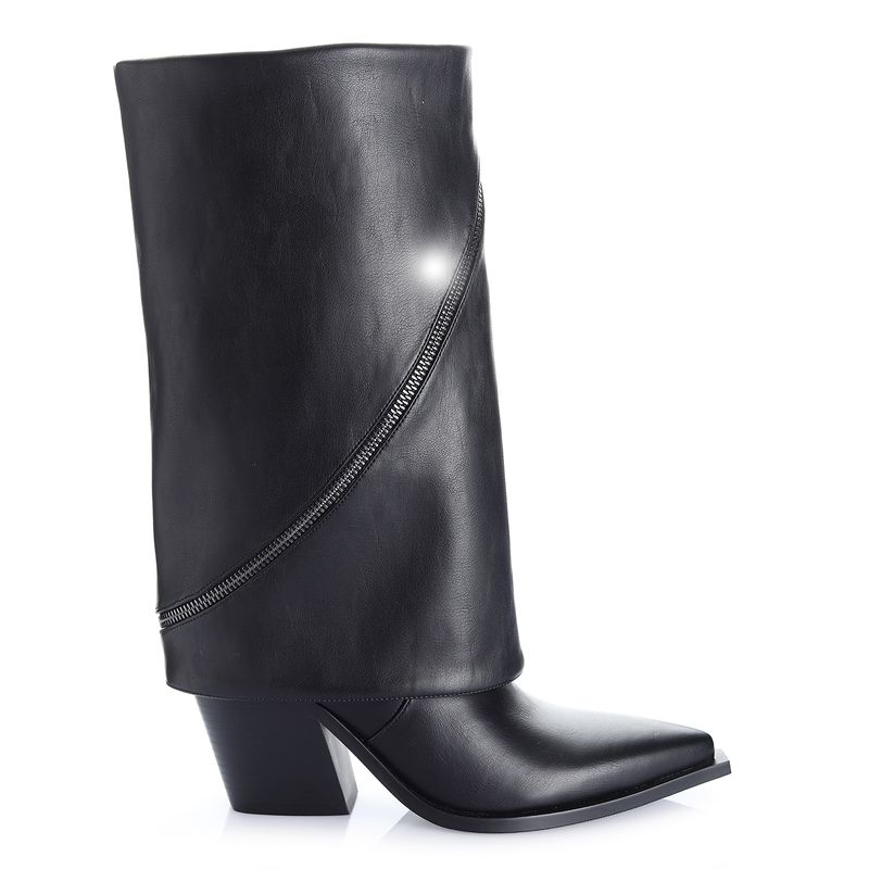 VIA UNO - Bota Mujer Via Uno Negro 12512309