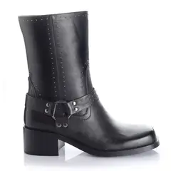 VIA UNO - Botin Mujer Negro 12531416