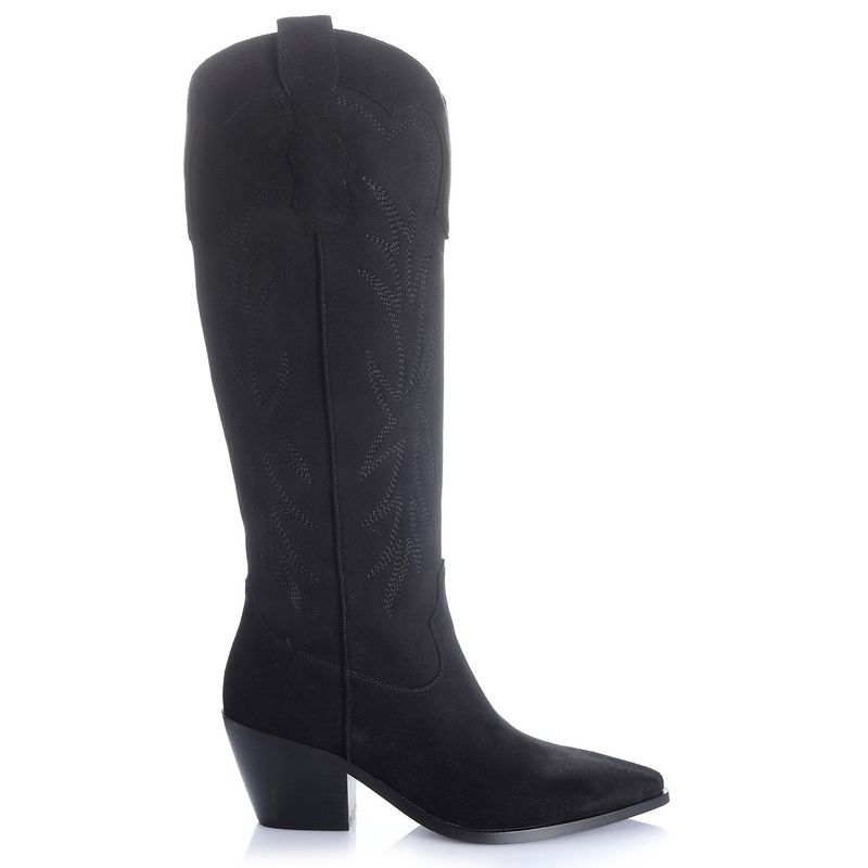 VIA UNO - Bota Mujer Via Uno Negro 12512315