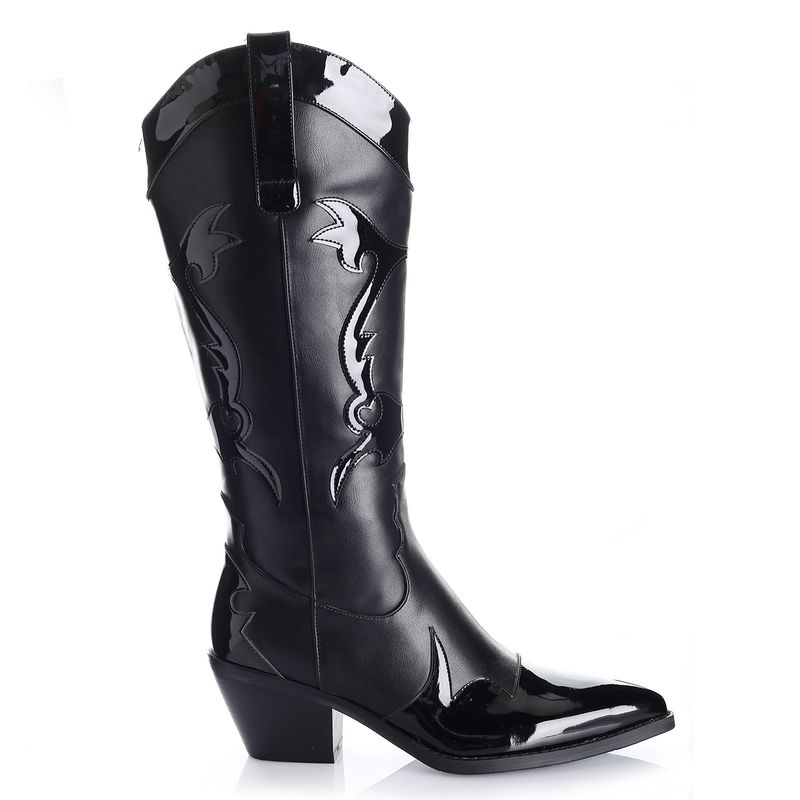 VIA UNO - Bota Mujer Via Uno Negro 12512305