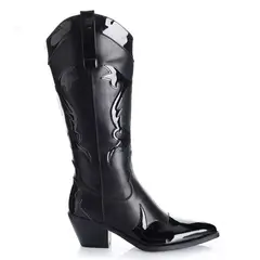 VIA UNO - Bota Mujer Negro 12512305