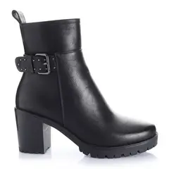 VIA UNO - Botin Mujer Negro 12533420