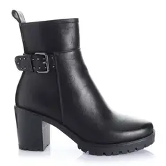 VIA UNO - Botin Mujer Negro 12533420
