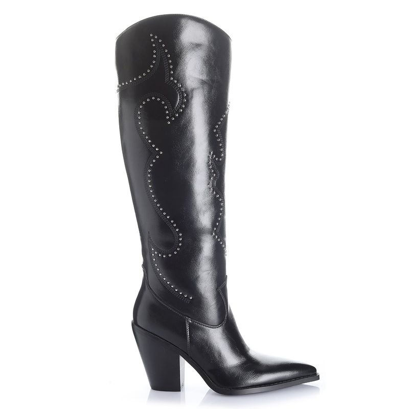 VIA UNO - Bota Mujer Via Uno Negro 12513301