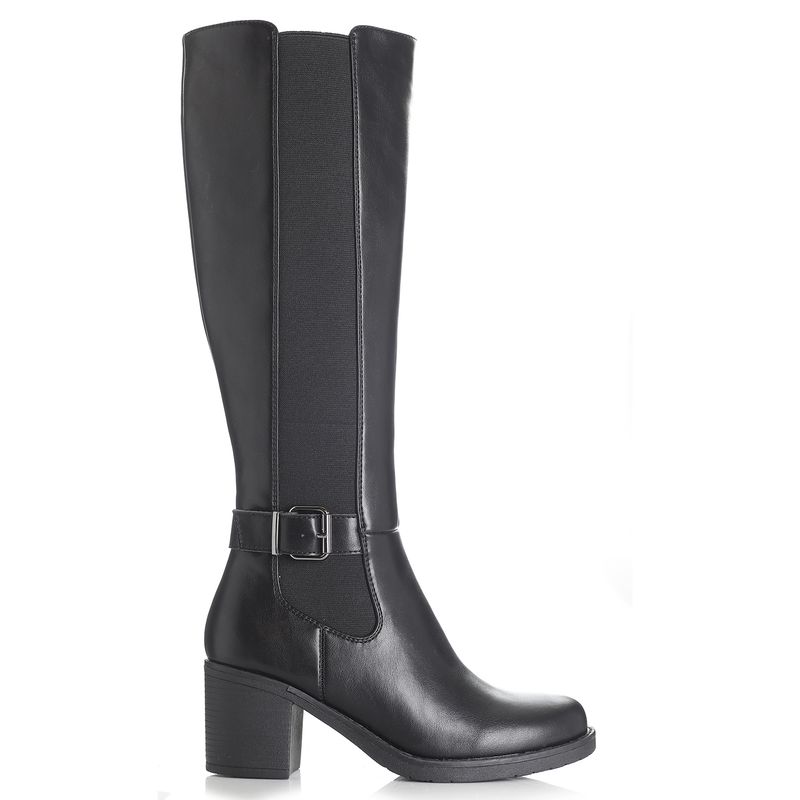 VIA UNO - Bota Mujer Via Uno Negro 12532314