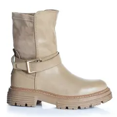 VIA UNO - Botin Mujer Taupe 12531452