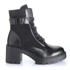 VIA UNO - Botin Mujer Negro 12533434