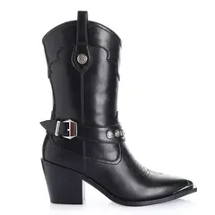VIA UNO - Botin Mujer Negro 12512409
