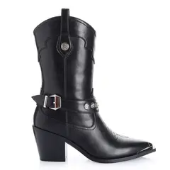 VIA UNO - Botin Mujer Negro 12512409