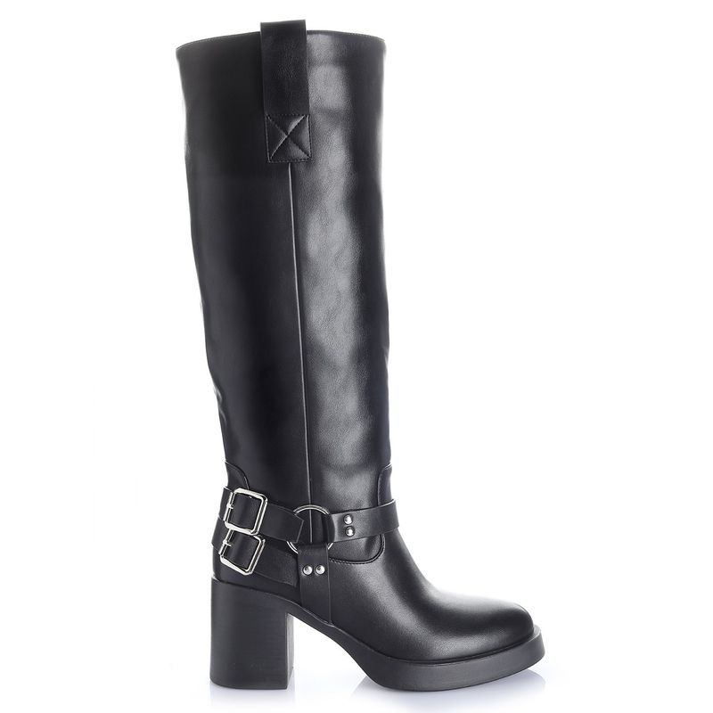 VIA UNO - Bota Mujer Via Uno Negro 12533311