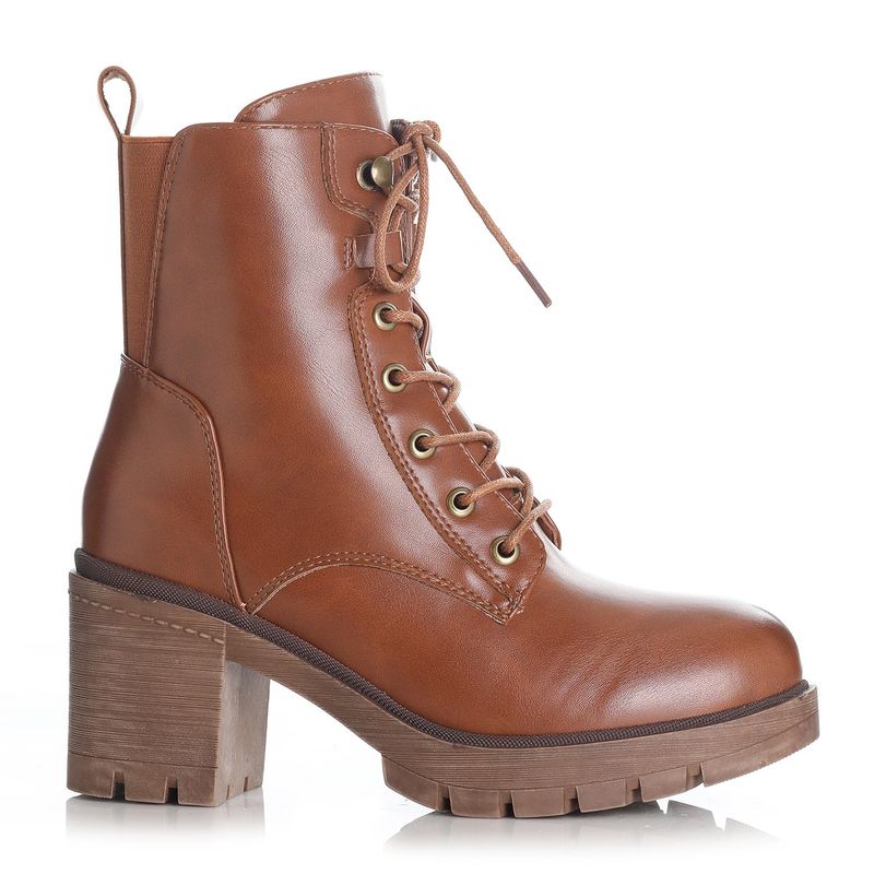 VIA UNO - Botin Mujer Via Uno Camel 12532415