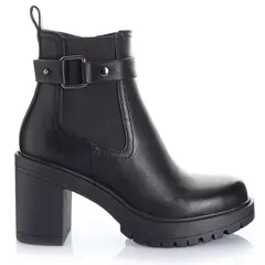 VIA UNO - Botin Mujer Negro 12533422