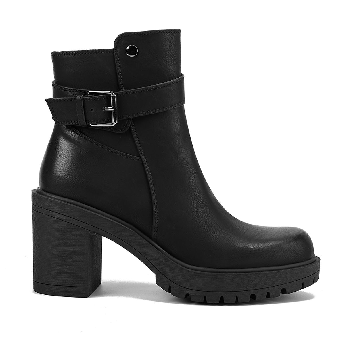 VIA UNO - Botin Mujer Via Uno Negro 12533415