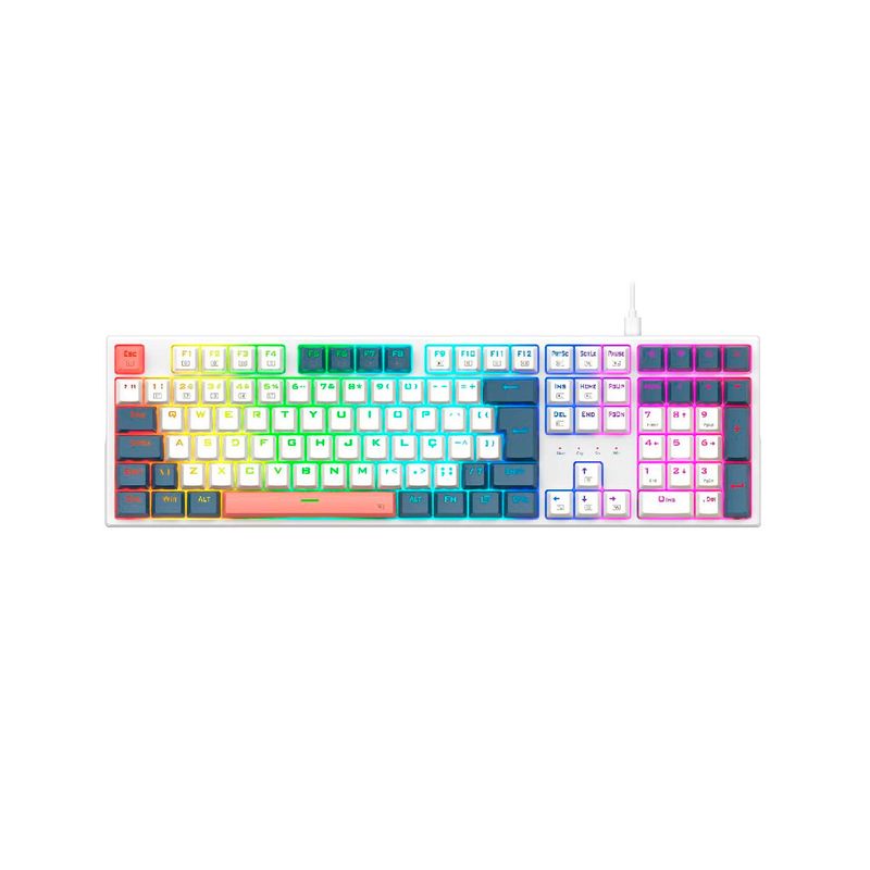 REDRAGON - Teclado Gamer Redragon Trundle K668 RGB
