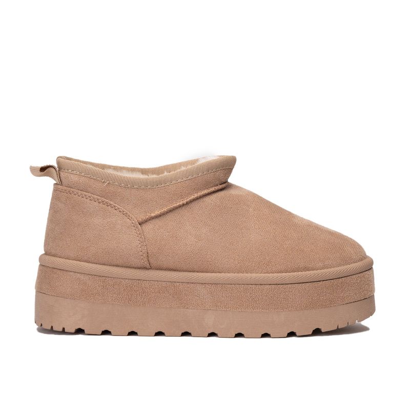CHINITOWN - Botín Casual Mujer Khaki Ita Chinitown