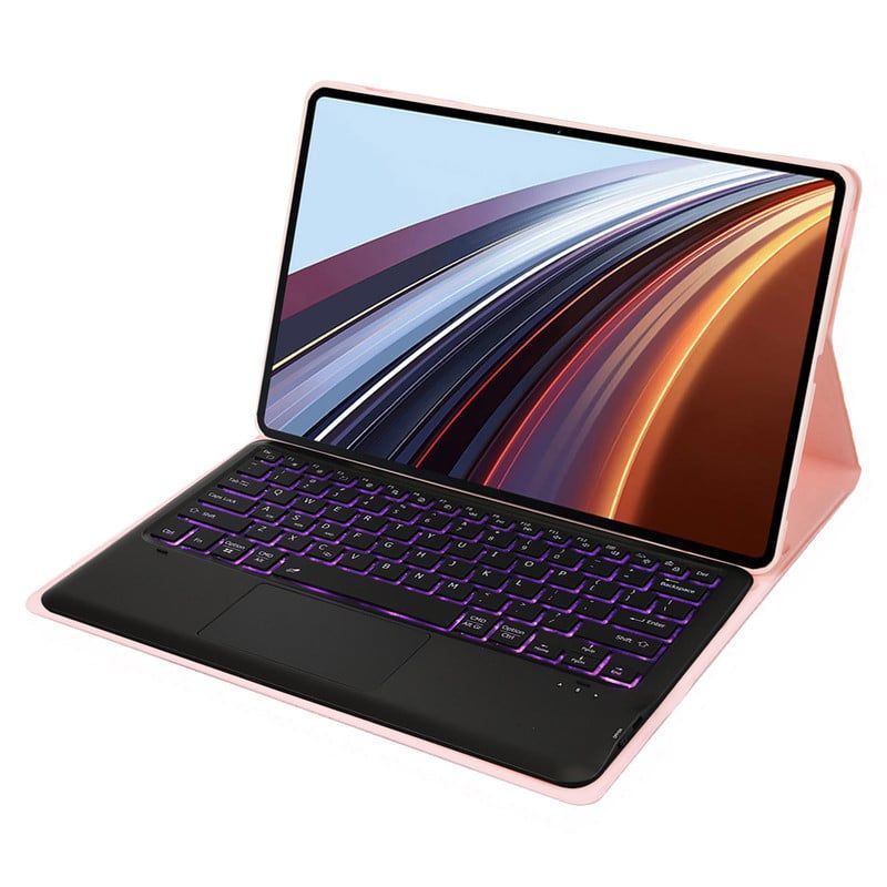 HONOR - Tablet GT Pro 8+256GB 12.3" WIFI - Negro con Rosado luminsos teclado.
