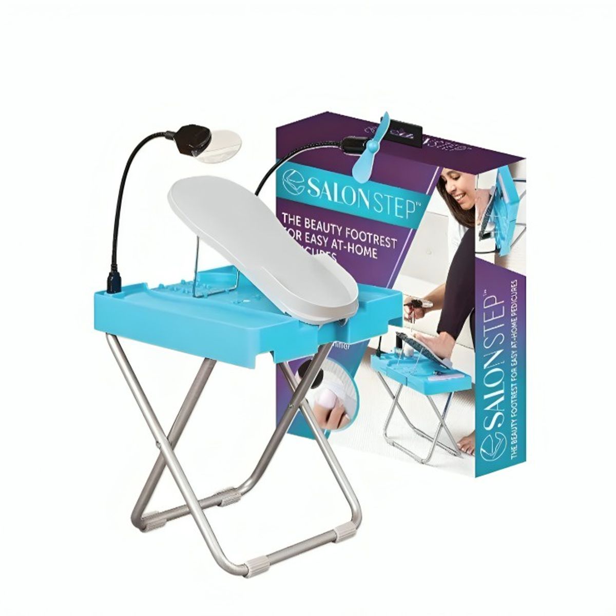 GENERICO - SOPORTE PLEGABLE ANTIDESLIZANTE PARA PEDICURA