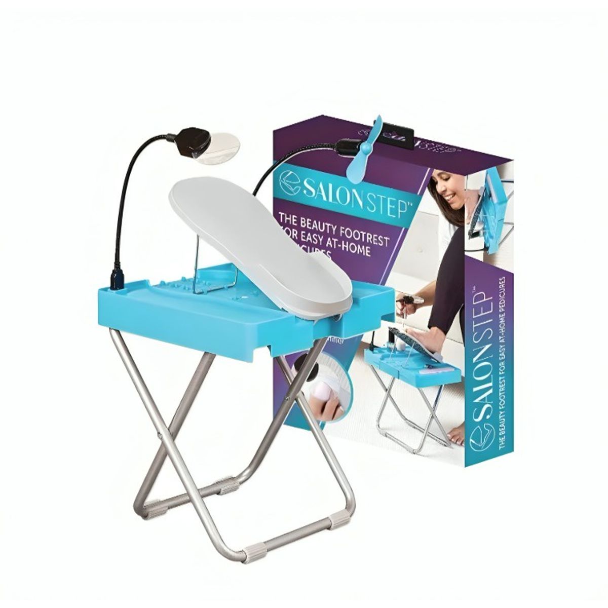 GENERICO - SOPORTE PLEGABLE ANTIDESLIZANTE PARA PEDICURA