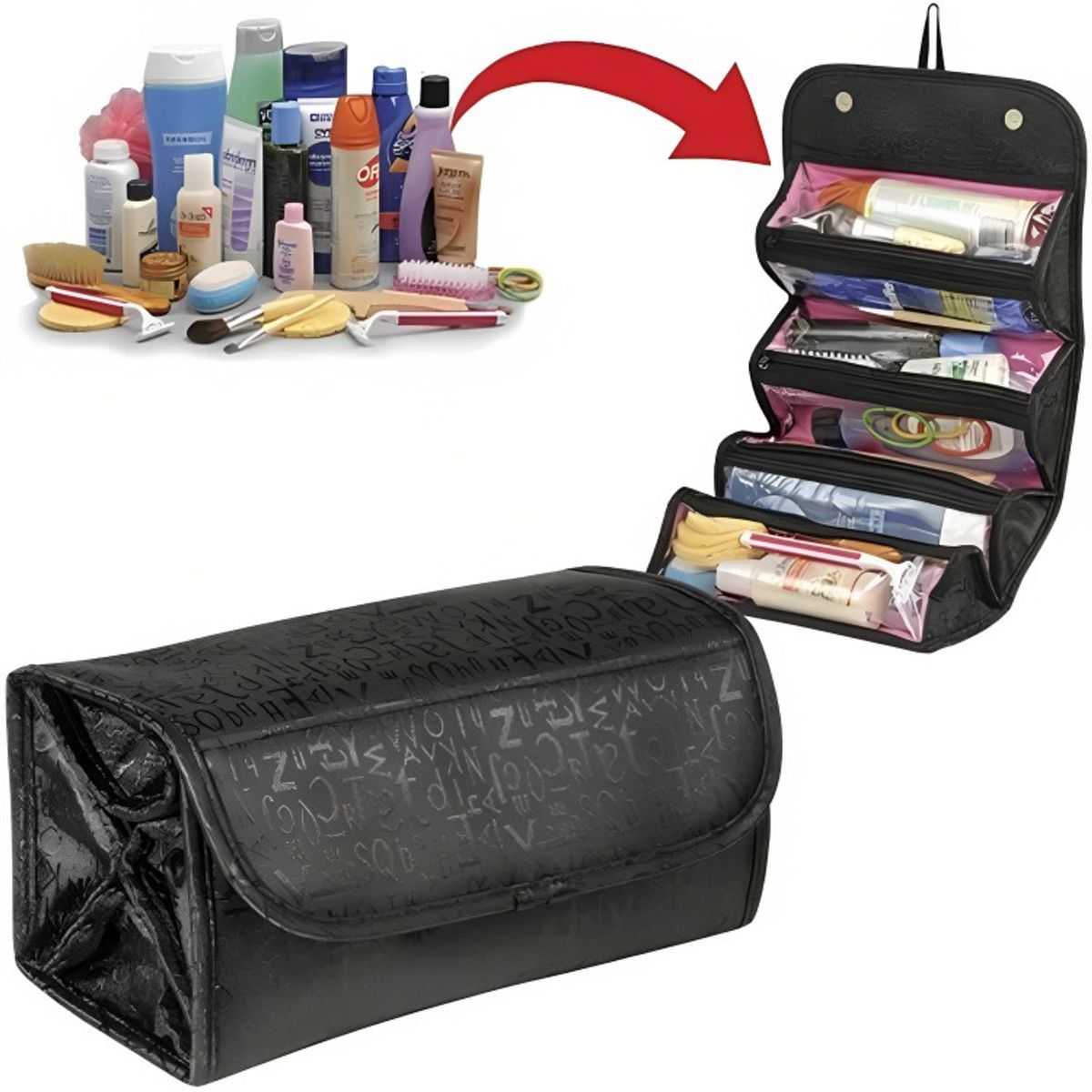 GENERICO - Organizador Cosmetiquera Bolso Cartuchera