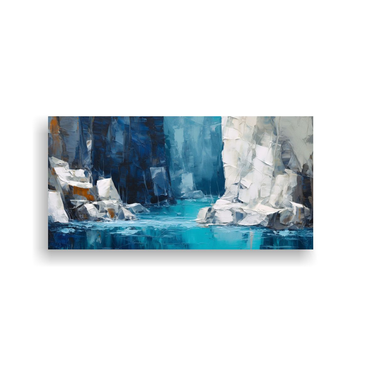 GENERICO - Cuadro Abstracto Minimalista De Naturaleza Viva 80x40 Cm