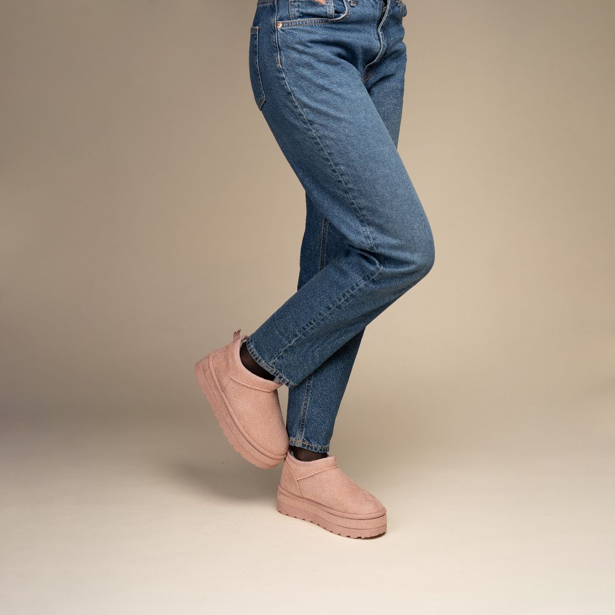 CHINITOWN - Botín Casual Mujer Rosado Ita Chinitown