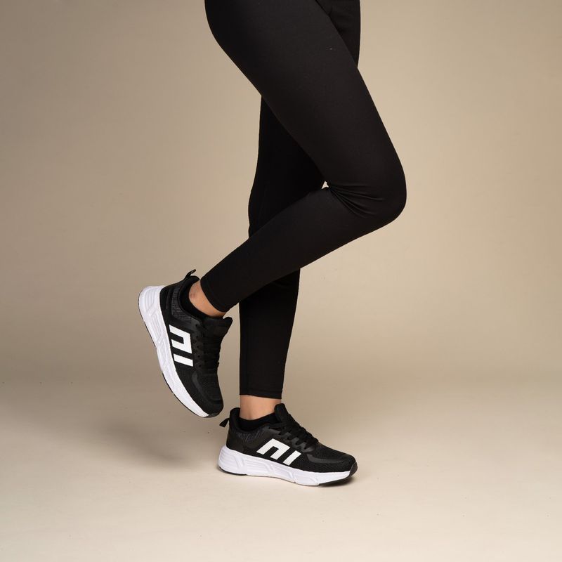 CHINITOWN - Zapatilla Deportiva Mujer Negro blanco Blake Chinitown
