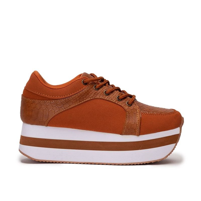 CHINITOWN - Zapatilla Casual Mujer Camel Kendra Chinitown