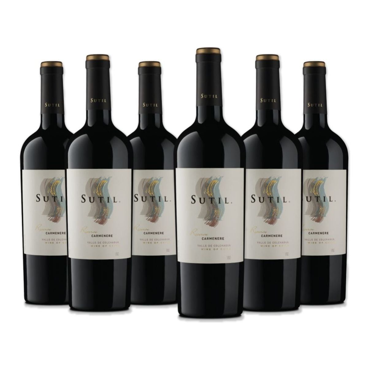 VIÑA SUTIL - 6x Vino Sutil Reserva Carmenere 750cc