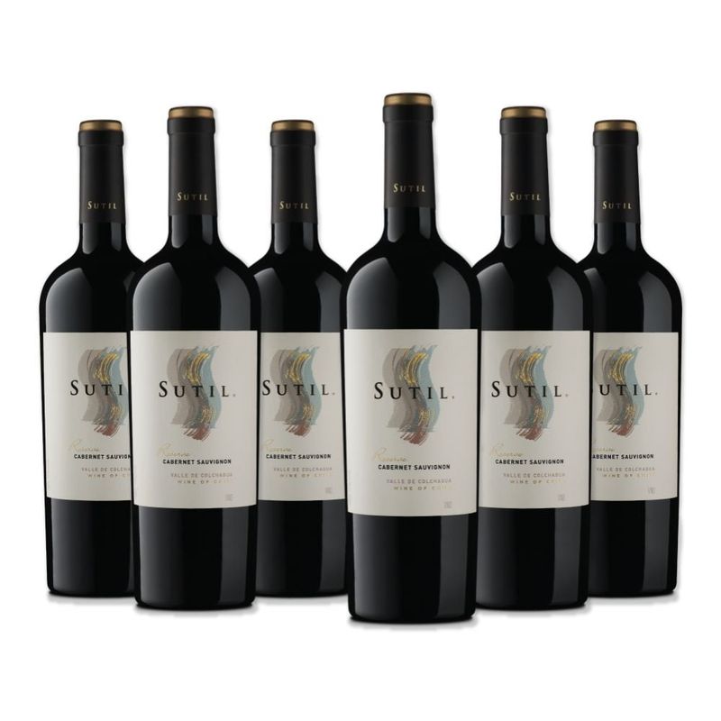VIÑA SUTIL - 6x Vino Sutil Reserva Cabernet Sauvignon 750cc