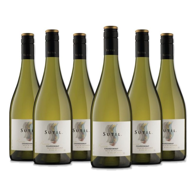 VIÑA SUTIL - 6x Vino Sutil Reserva Chardonnay 750cc