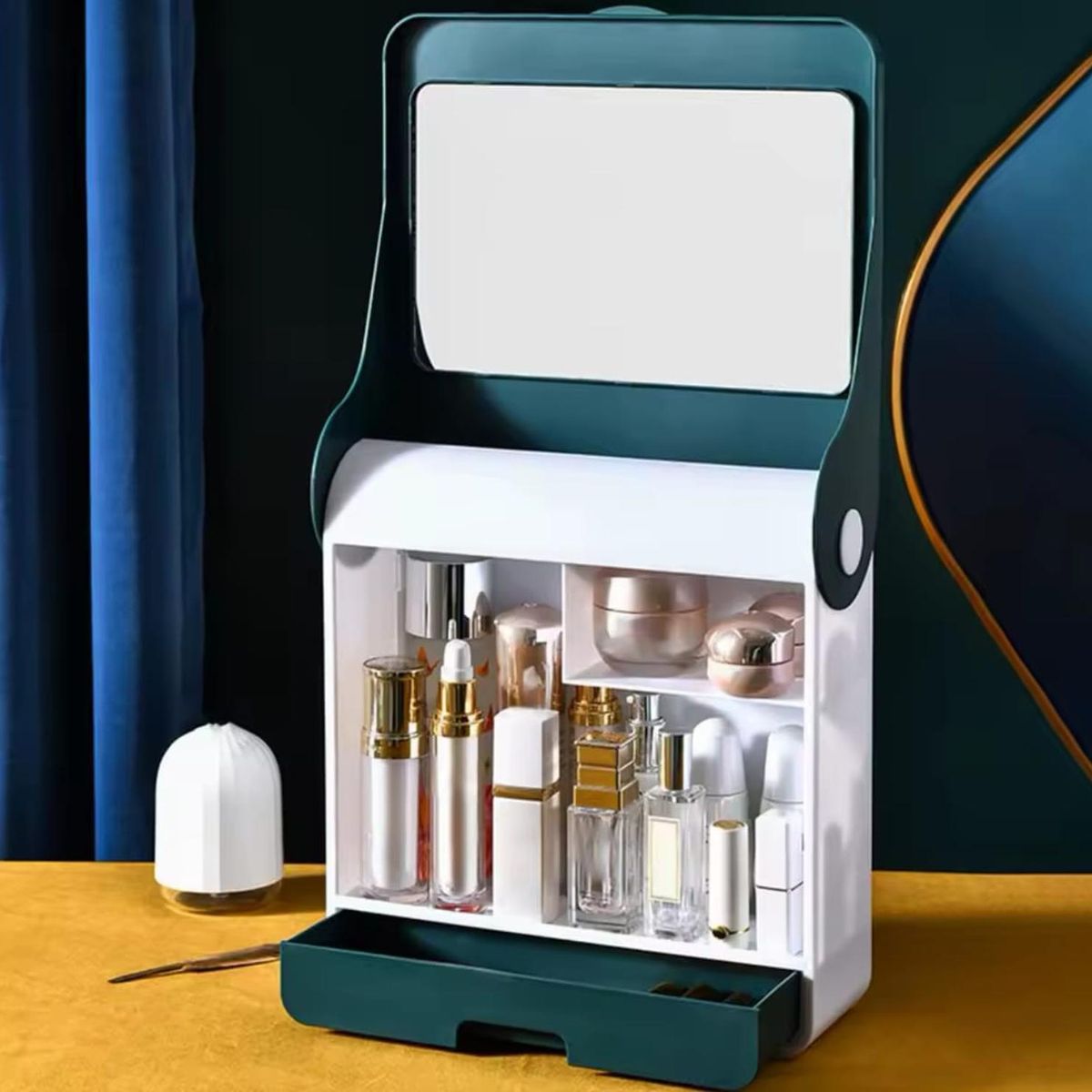 GENERICO - Organizador de Maquillaje Con Espejo