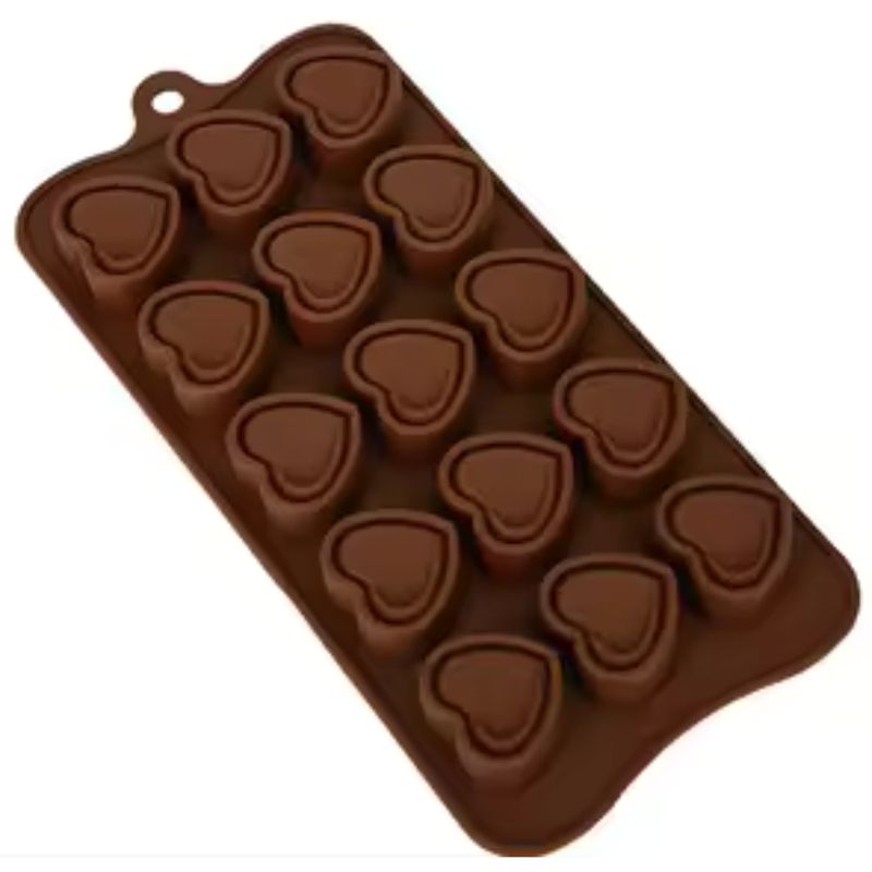 GENERICO - Moldes 15 Corazones 2 Relieves