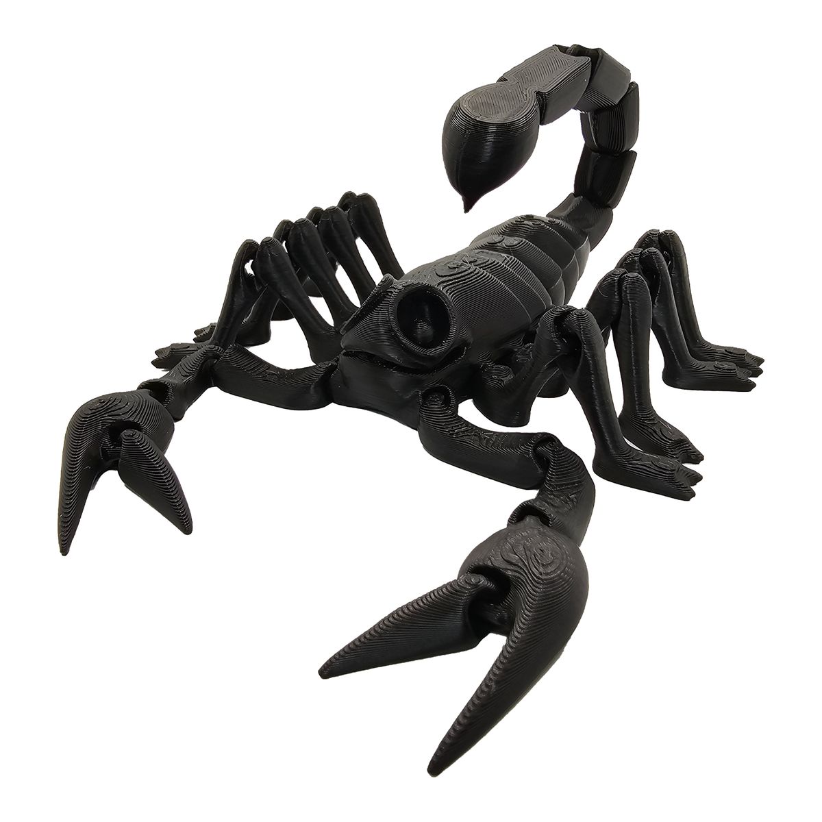 MODOKO - Escorpión Articulado Juguete Realista Coleccionable - Negro