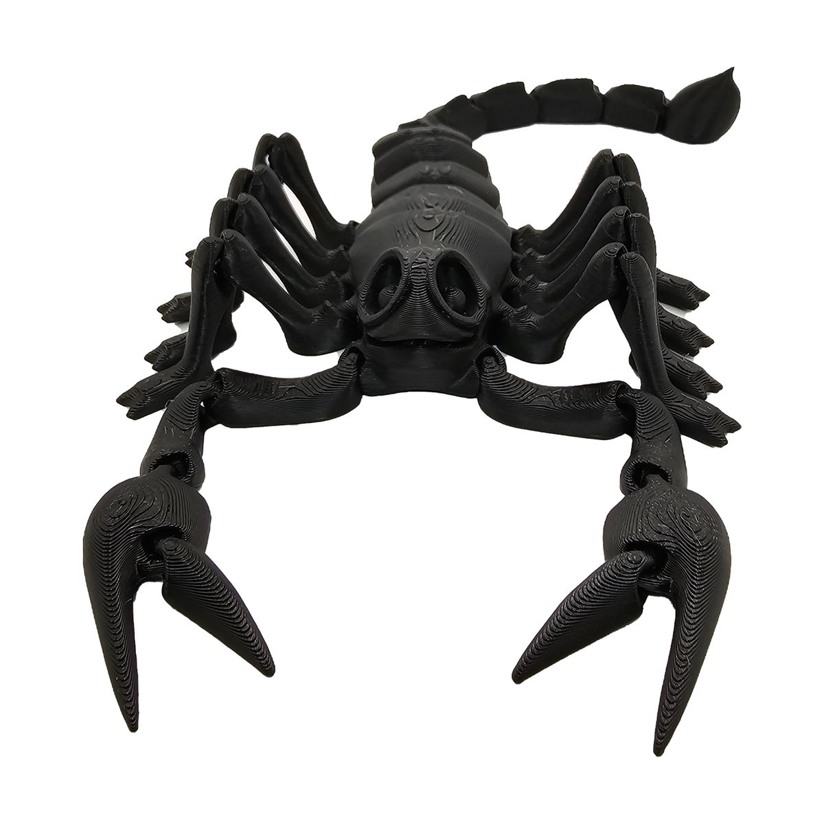 MODOKO - Escorpión Articulado Juguete Realista Coleccionable - Negro