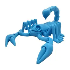MODOKO - Escorpión Articulado Juguete Realista Coleccionable - Celeste