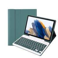 Funda Teclado Verde Olivo para Samsung Tab A8 2021