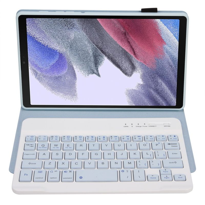 RENVMEXY - Tablet Teclados A220 Azul Claro Para SamsungTab A7 lite 87 T220 T225